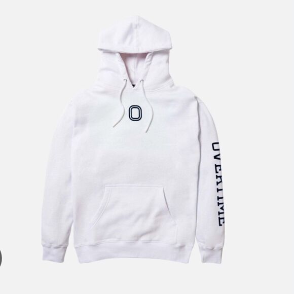 OVERTIME OT CLASSIC HOODIE WHITE XXL NWT IN PKG - Picture 1 of 6